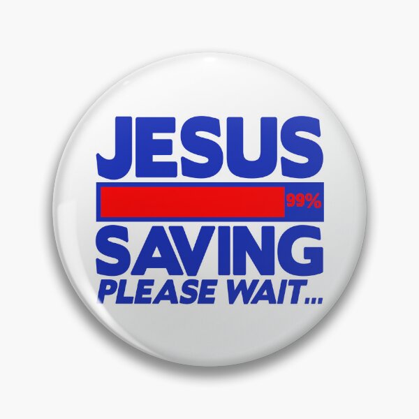 Item preview, JESUS SAVING Please Wait designed and sold by plushism.