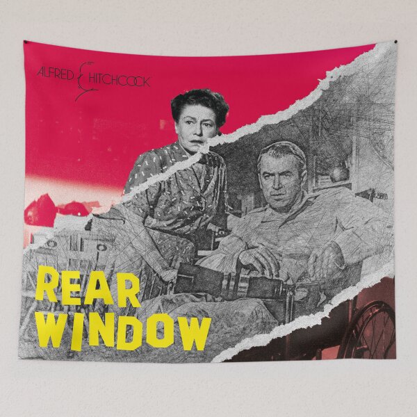 Item preview, Alfred Hitchcock Rear window, officially licensed fanart designed and sold by Mauswohn.