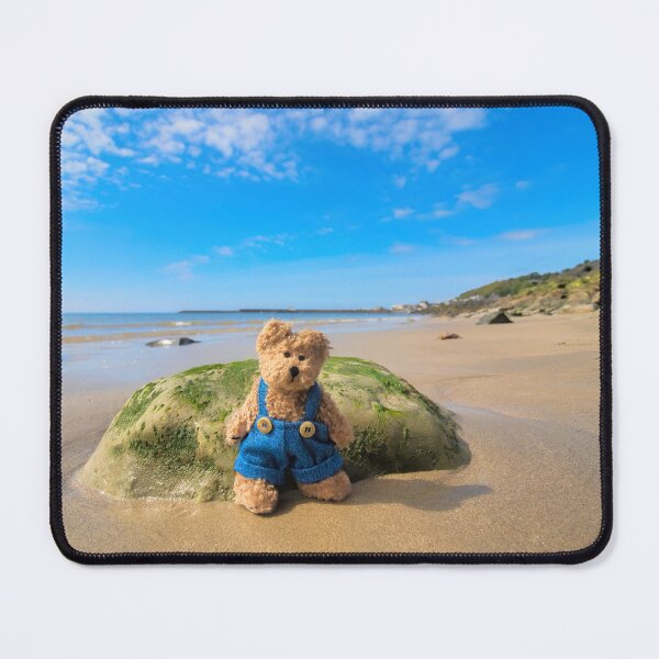 Item preview, Teddy Bear on an Empty Beach designed and sold by Dorset Girl.