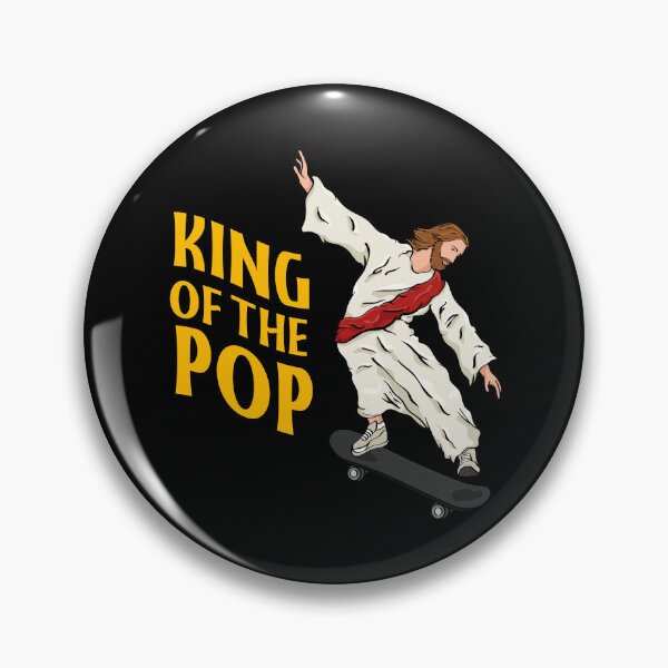 Item preview, Jesus Skateboarding - King Of The Pop designed and sold by ChristlikeMerch.