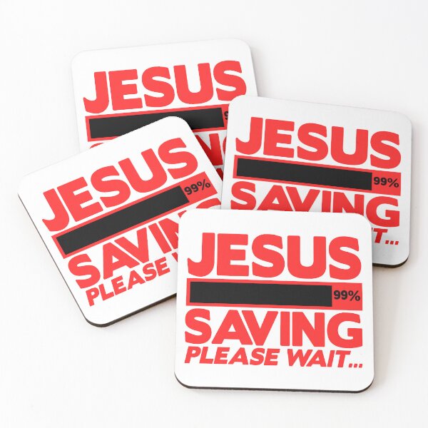 Item preview, JESUS SAVING Please Wait designed and sold by plushism.
