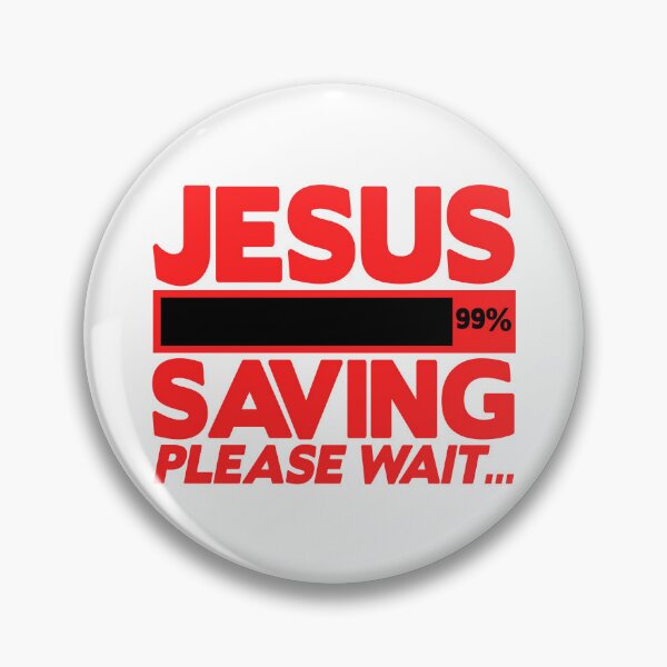 Item preview, JESUS SAVING Please Wait designed and sold by plushism.