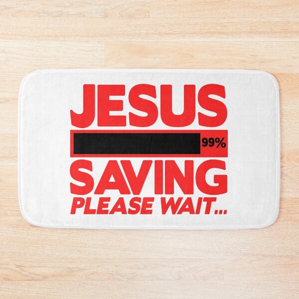 Item preview, JESUS SAVING Please Wait designed and sold by plushism.