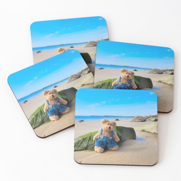 Item preview, Teddy Bear on an Empty Beach designed and sold by Dorset Girl.
