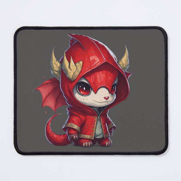 Item preview, little red dragon designed and sold by Viktoriia Zabizhko.