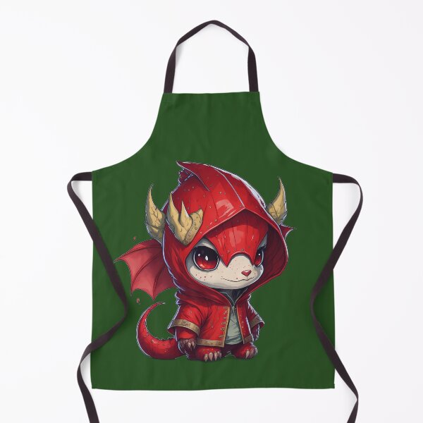 Item preview, little red dragon designed and sold by Viktoriia Zabizhko.