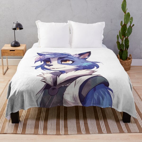 Item preview, Blue Fursona Raccoon designed and sold by FurryKingdom.