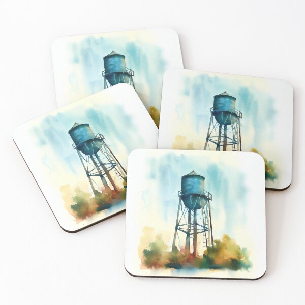 Item preview, Water tower designed and sold by Donkey's Salad.