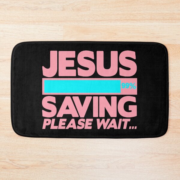 Item preview, JESUS SAVING Please Wait designed and sold by plushism.