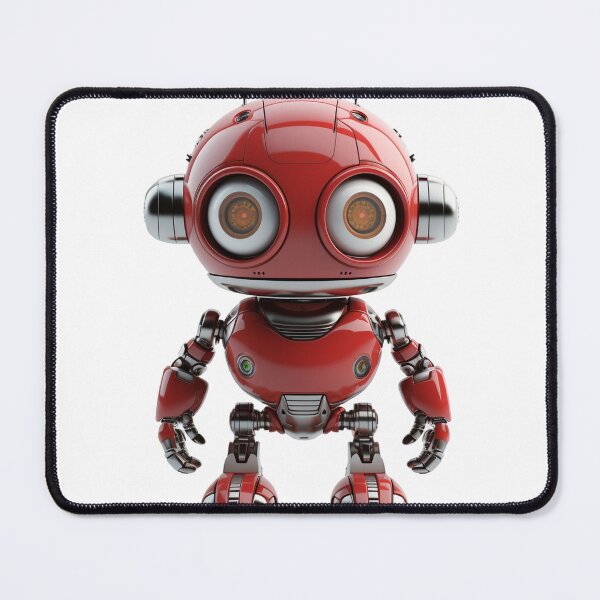 Item preview, Cute Red Robot designed and sold by StudioRedKoala.