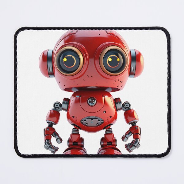 Item preview, Cute Red Robot designed and sold by StudioRedKoala.