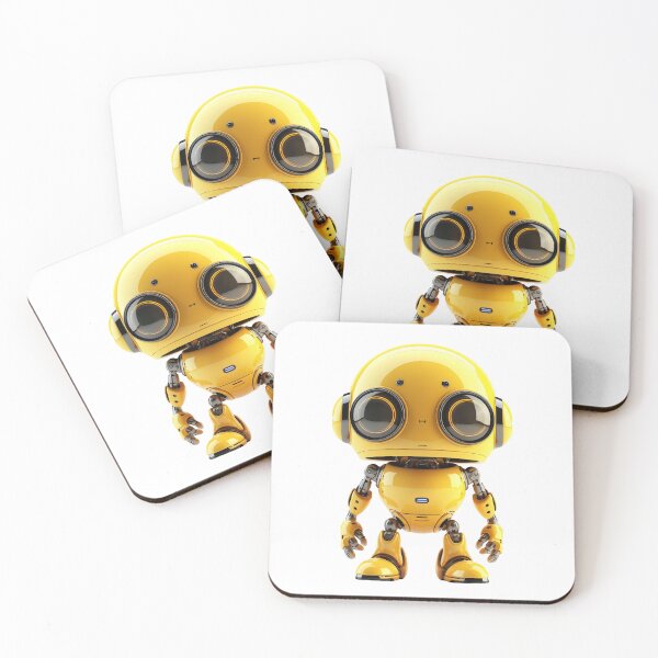Item preview, Cute Yellow Robot designed and sold by StudioRedKoala.