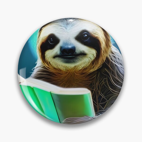 Item preview, Enlightened Sloth Reading A Book  designed and sold by RTMDCreative.
