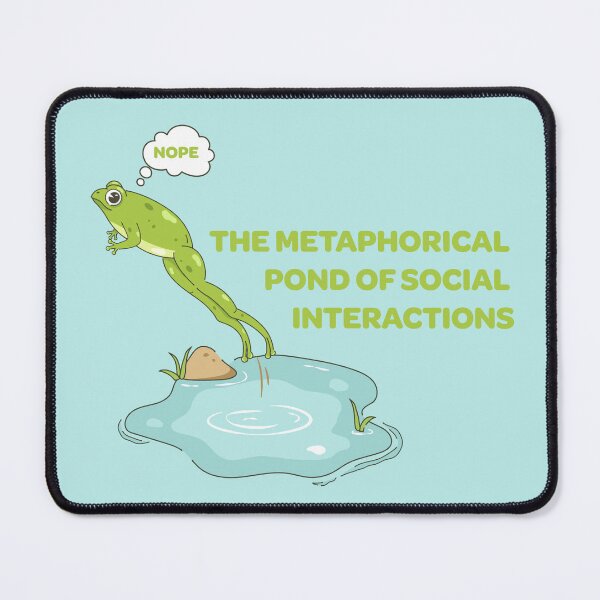 Item preview, The Metaphorical Pond of Social Interactions designed and sold by Neadski.