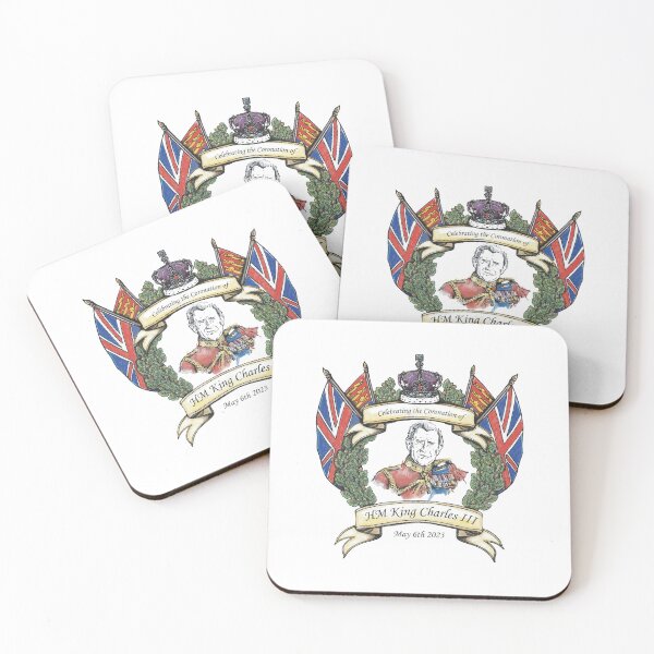 Item preview, King Charles III, Coronation, Illustrated Tribute designed and sold by FoleyPottery.