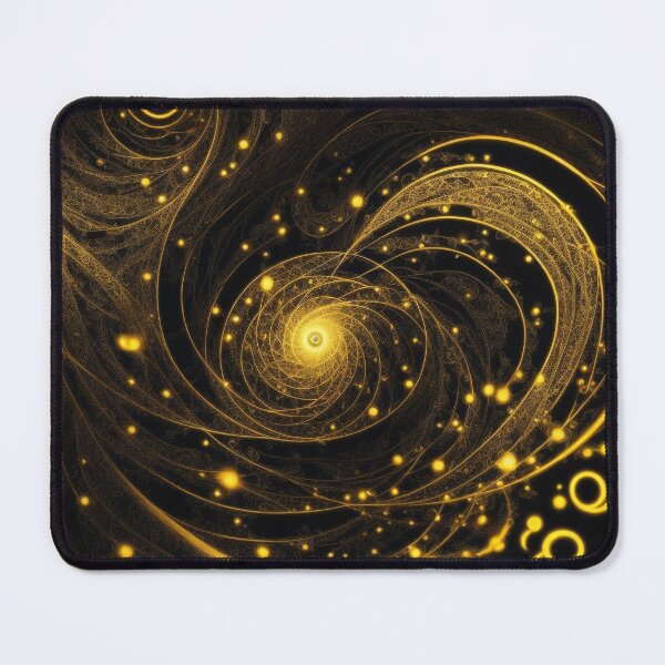 Item preview, Magic Swirls on Black Background designed and sold by Mystic Bloom.