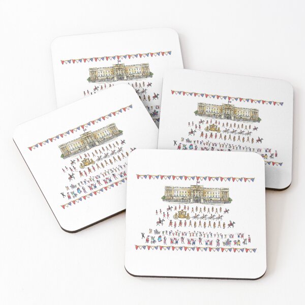 Item preview, King Charles III, Coronation, Parade, , Illustrated Tribute designed and sold by FoleyPottery.