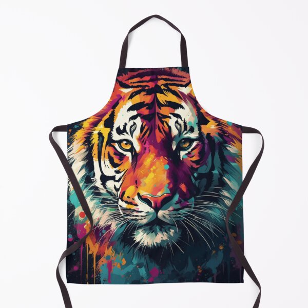 Item preview, Electric Blue Tiger Painting designed and sold by GiveMeMood.