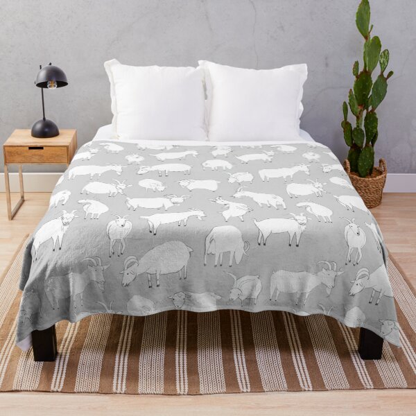 Item preview, Goats playing - grey designed and sold by crumpsticks.