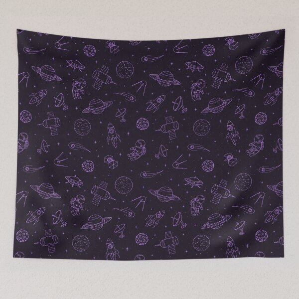 Item preview, Purple Space Pattern designed and sold by Anastasia Shemetova.