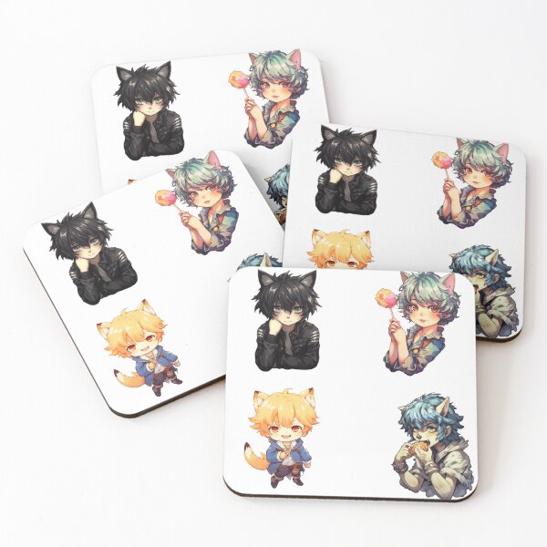 Item preview, NEKO BOY STICKER PACK designed and sold by Kezzalpop.