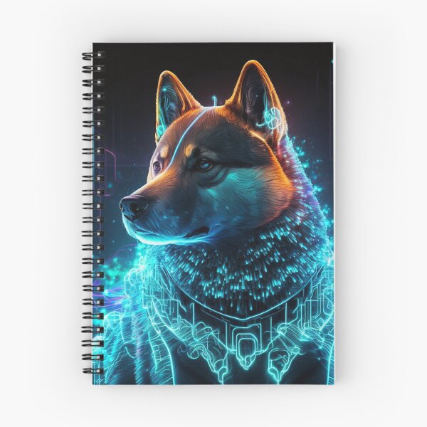 Item preview, Cyber Neon Shiba Inu designed and sold by AxeWave.