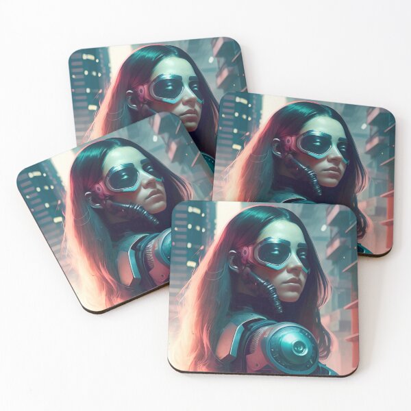 Item preview, Abstract Cyberpunk Female Cyborg designed and sold by jpvoodoo.