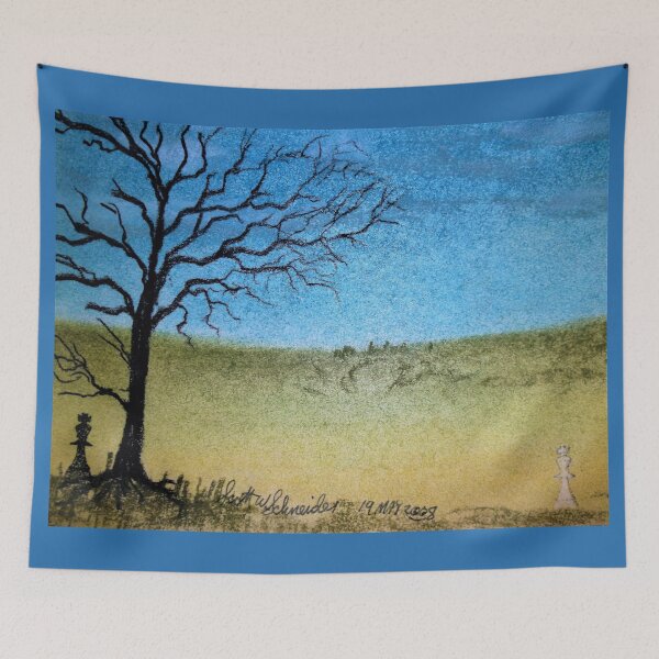 Item preview, Chess Pieces at Night Landscape designed and sold by Scott and Mary Schneider art_photography.