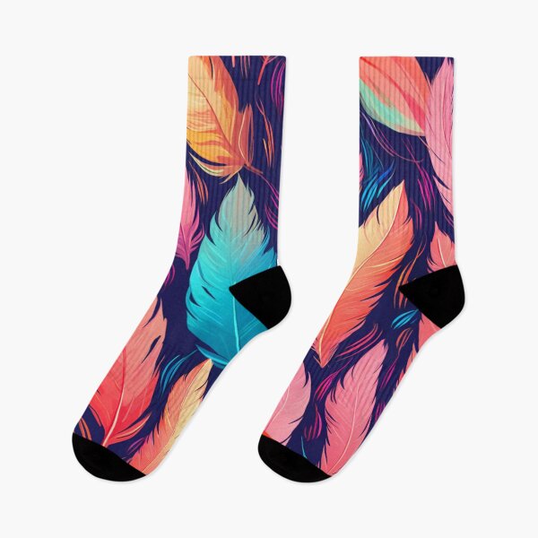 Item preview, Colorful Feather Pattern designed and sold by UlDesigns.