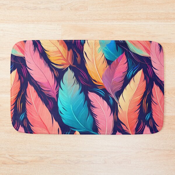 Item preview, Colorful Feather Pattern designed and sold by UlDesigns.