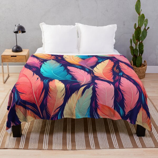 Item preview, Colorful Feather Pattern designed and sold by UlDesigns.