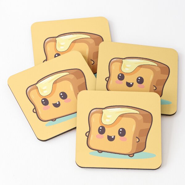 Item preview, Chubby Chubby Toast Boy with Butter on Head, AI Generated designed and sold by drawerwalker.