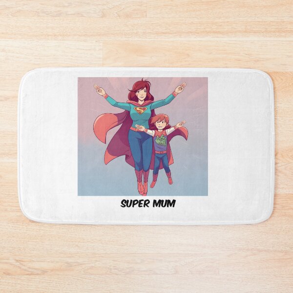 Item preview, Anime-Style Superhero mum Design designed and sold by Sticker-by-Mia.