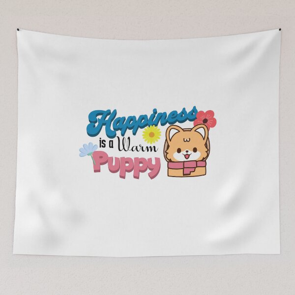 Item preview, Happiness Is A Warm Puppy Sticker designed and sold by Wonder Of Light.