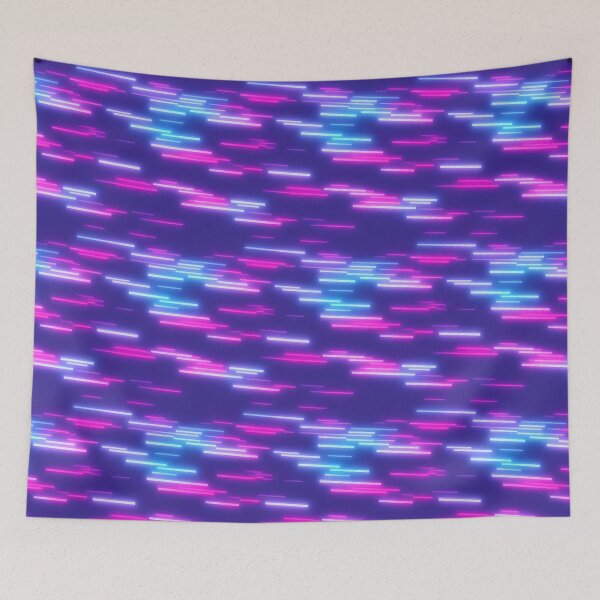 Item preview, Abstract Neon Retro Synthwave Color Pattern #3 designed and sold by Infinitelypink.