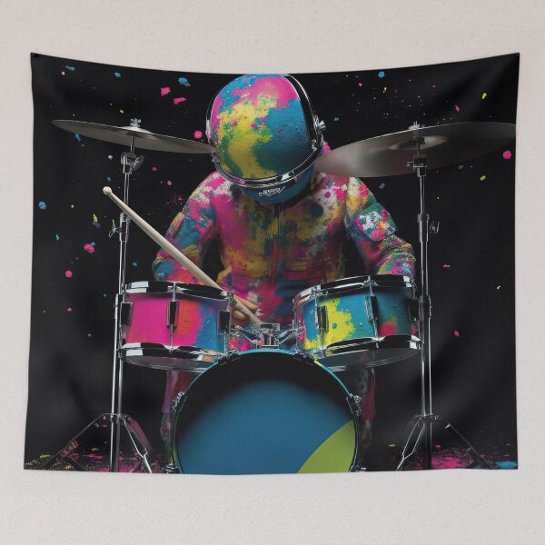 Item preview, Frank - The Colorful Rhythm Drums in Space designed and sold by Pixelboys.