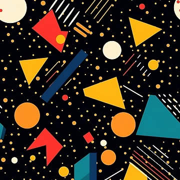 Artwork thumbnail, !980s Abstract Repeating Pattern by UlDesigns