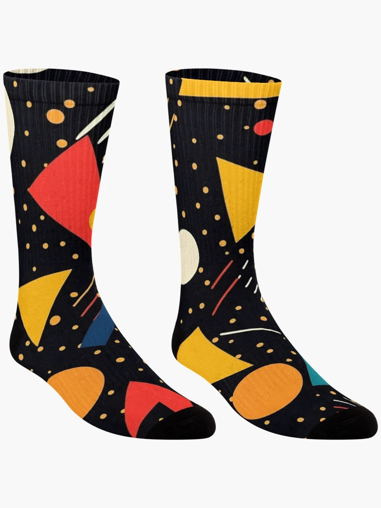 Thumbnail 3 of 5, Socks, !980s Abstract Repeating Pattern designed and sold by UlDesigns.