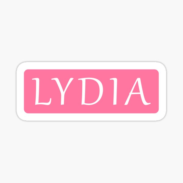 Artikel-Vorschau von Lydia Mädchenname, designt und verkauft von Jeallan Designs.