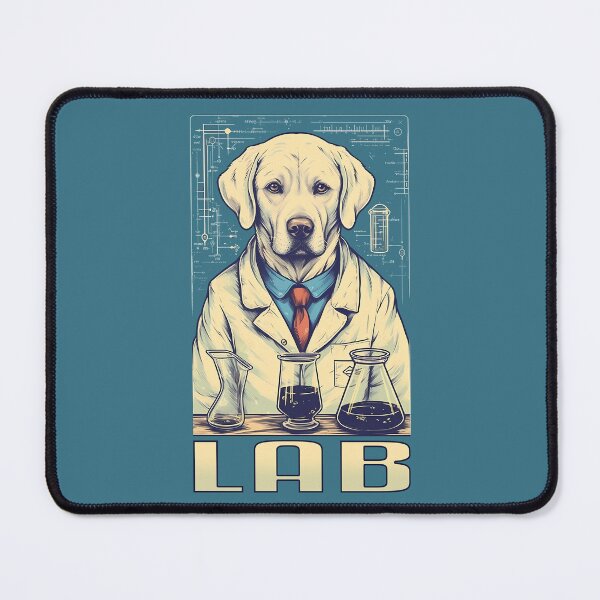 Item preview, Labrador scientist Lab puns science designed and sold by MDCGraphics.