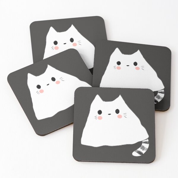 Item preview, Spooky ghost cat  designed and sold by Mayarart.