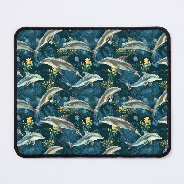 Item preview, Splashy sea life - dolphin patterns on our products designed and sold by SmileCatalysts.