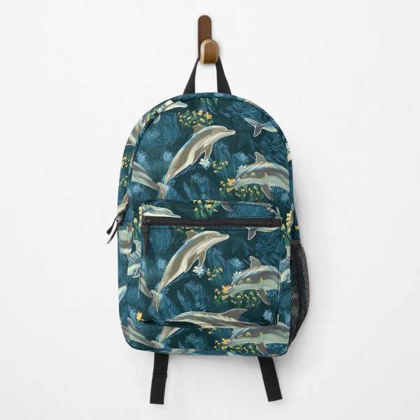 Item preview, Splashy sea life - dolphin patterns on our products designed and sold by SmileCatalysts.