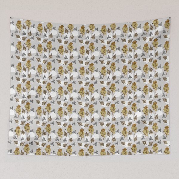 Item preview, Painted Flowers Pattern 1 designed and sold by SimpleWorksSK.