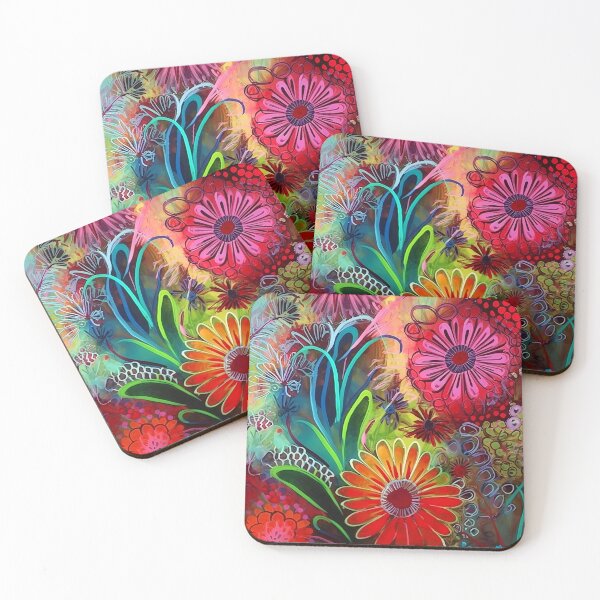 Item preview, Countrystyle abstract florals 7 designed and sold by Art by Lilia.