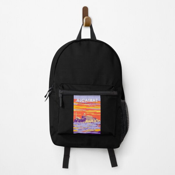 Item preview, Alcatraz Island San Francisco Travel Art Vintage designed and sold by KrisSidDesigns.