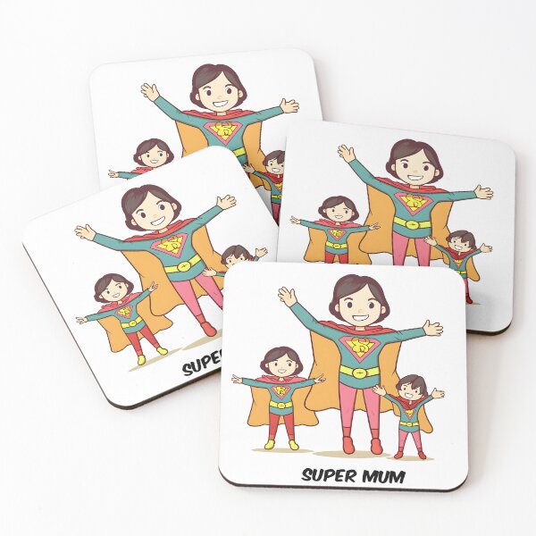 Item preview,  Love to Mom with this Superhero Comic Strip Design designed and sold by Sticker-by-Mia.