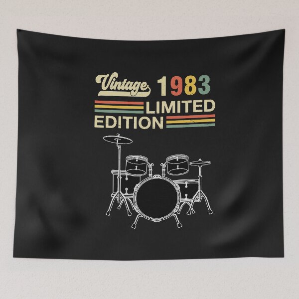 Item preview,  Vintage 1983 Drums 40th Birthday Drummer designed and sold by SOUFIANE1991.