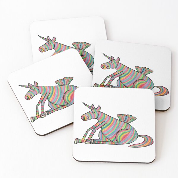 Item preview, Happy Bored Rainbow Unicorn Big Tummy Wings LGBGTQ+ designed and sold by GBoucher.