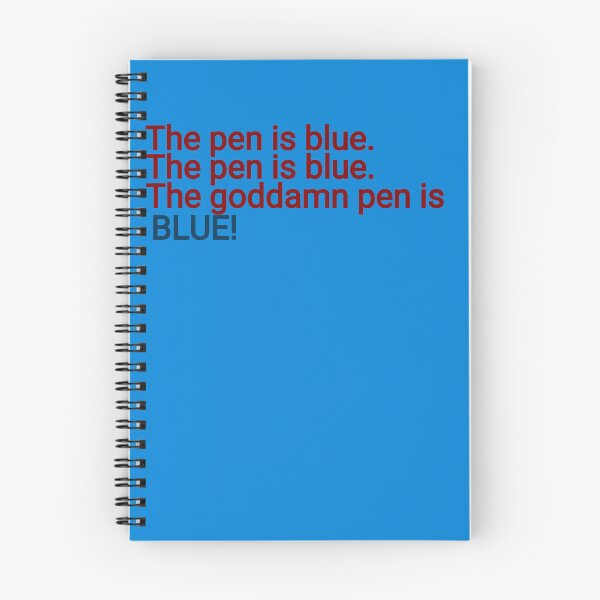 Item preview, The pen is blue! designed and sold by Panduh Grafix.
